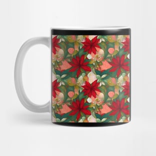 dreamy floral christmas Mug